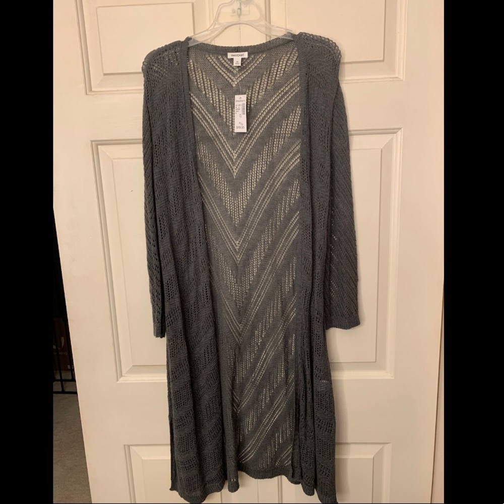 DRESS BARN— Army Green Duster